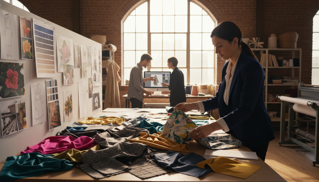 textile design fabric development process